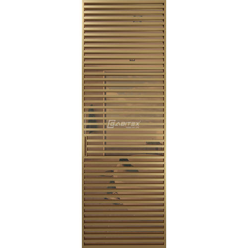Дверь алюминиевая GABITEX 18 BRONZE│GOLD MATT
