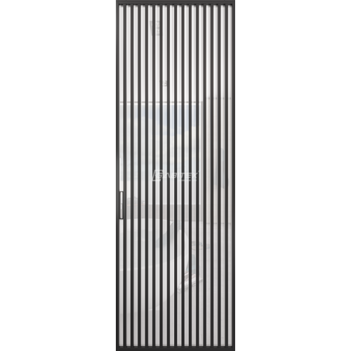 Дверь алюминиевая GABITEX 19 BIANCO│BLACK EDITION
