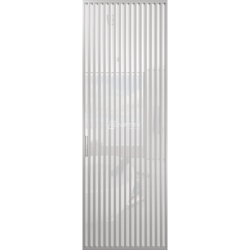 Дверь алюминиевая GABITEX 19 BIANCO│CHROME MATT