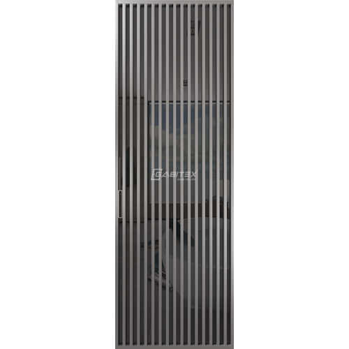 Дверь алюминиевая GABITEX 19 GREY│CHROME MATT