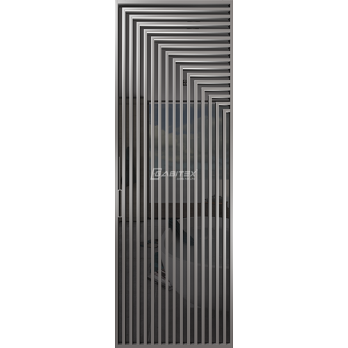Дверь алюминиевая GABITEX 20 GREY│CHROME MATT