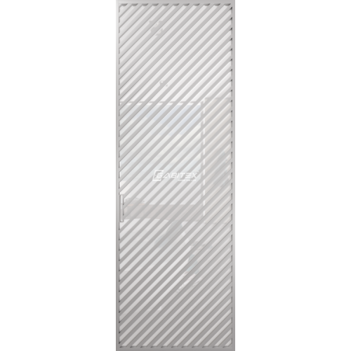 Дверь алюминиевая GABITEX 22 BIANCO│CHROME MATT