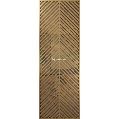 Дверь алюминиевая GABITEX 23 BRONZE│GOLD MATT