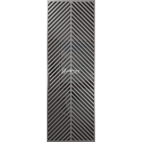 Дверь алюминиевая GABITEX 23 GREY│CHROME MATT
