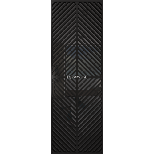 Дверь алюминиевая GABITEX 24 GREY│BLACK EDITION