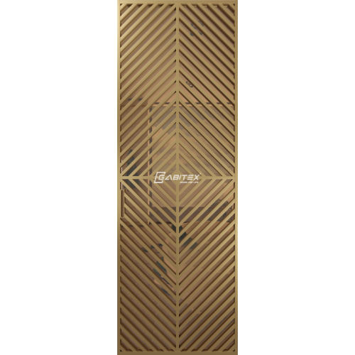 Дверь алюминиевая GABITEX 24 BRONZE│GOLD MATT