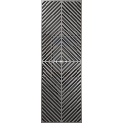 Дверь алюминиевая GABITEX 24 GREY│CHROME MATT
