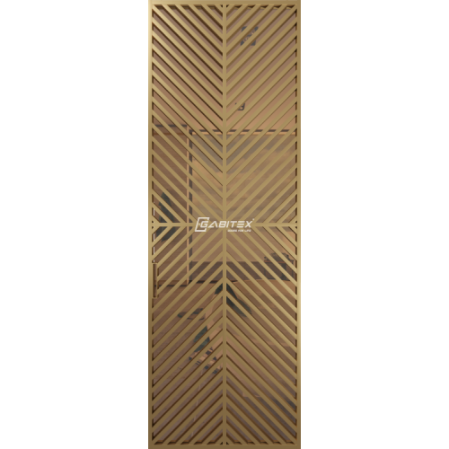 Дверь алюминиевая GABITEX 25 BRONZE│GOLD MATT