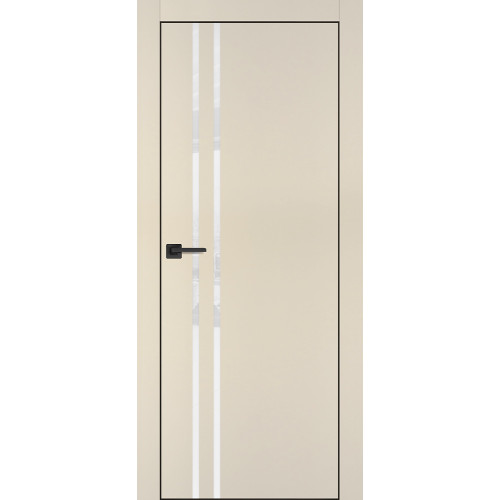 Дверь Profilo Porte PX-11 черная кромка Бежевый матовый купить