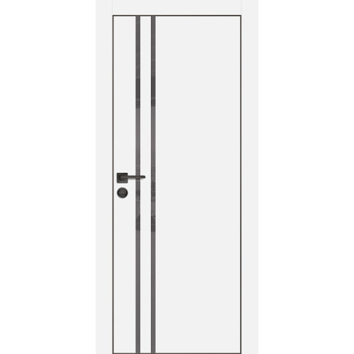 Дверь Profilo Porte PX-11 черная кромка Белый матовый купить