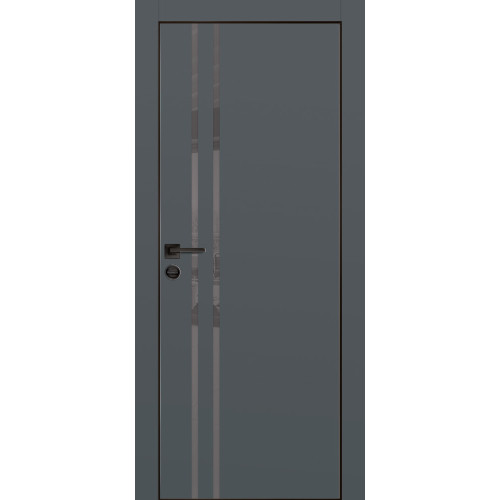 Дверь Profilo Porte PX-11 черная кромка Графит матовый купить