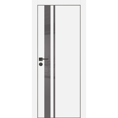 Дверь Profilo Porte PX-16 черная кромка Белый матовый купить