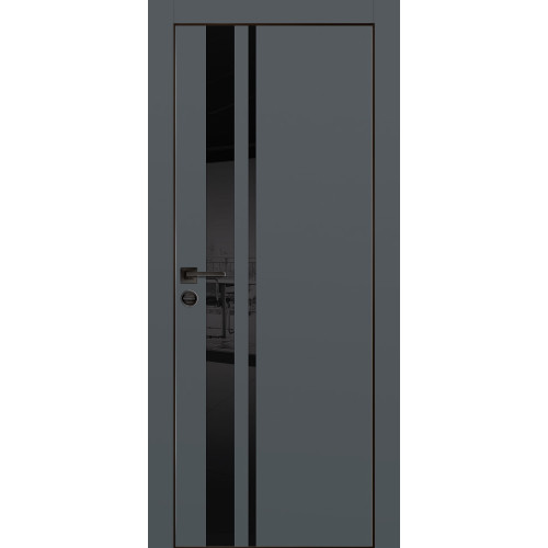Дверь Profilo Porte PX-16 черная кромка Графит матовый купить
