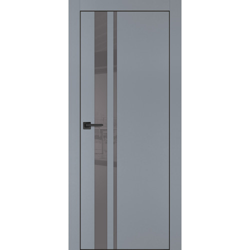 Дверь Profilo Porte PX-16 черная кромка Серый матовый купить