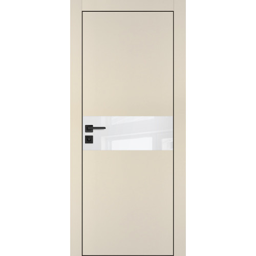 Дверь Profilo Porte PX-3 черная кромка Бежевый матовый купить