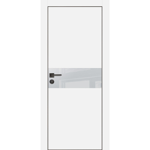 Дверь Profilo Porte PX-3 черная кромка Белый матовый купить