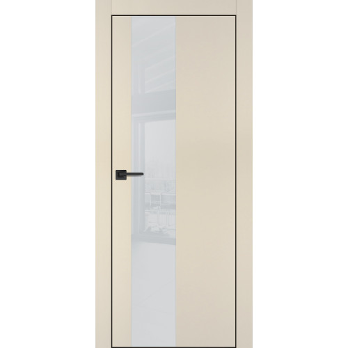 Дверь Profilo Porte PX-6 черная кромка Бежевый матовый купить